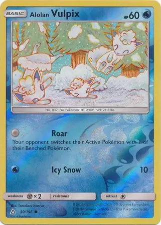 Ultra Prism Alolan Vulpix #30/156 reverse holo